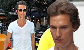 A page for describing ymmv: Liquids Only For A Super Skinny Matthew Mcconaughey On The Set Of The Wolf Of Wall Street Daily Mail Online