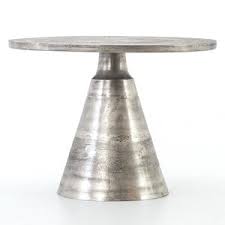 Marlow Bistro Table In Raw Antique Nickel Nebraska Furniture Mart Bistro Table Table Nebraska Furniture Mart