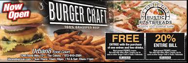 Burger Craft Rustic Flatbreads Grass Fed Beef Food