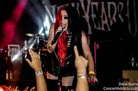 Reviews New Years Day The Whisky A Go Go October 4th 2015 Concert Addicts New Years Day Band Female Singers Ashley Costello