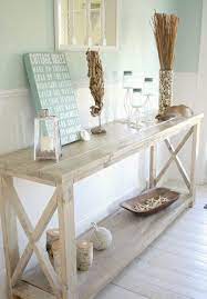 Safavieh home noam coastal white bamboo style console table. White Console Tablesofa Tablehandmadenarrow Console Etsy Coastal Decorating Living Room Home Decor Decor