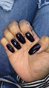 Dark Plum Acrylic Nails Silver Nails Plum Nails Acrylic Nails