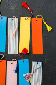 Diy Bookmark Tassels The House That Lars Built Bookmarks Handmade Bookmark Craft Tassel Bookmark
