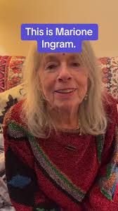 A video of Marione talking to the camera.