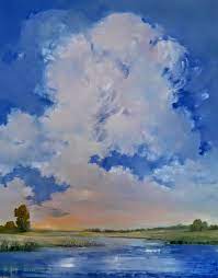 Oil Painting Landscape Cloud Art Sky Landscape Art Painting Art Sky Painting