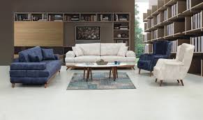 Carpet Modern Koltuk Takimi Lacivert Beyaz Modelleri Fiyatlari Tarz Mobilya