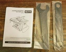 Then wait until the blade is stopped. Ryobi Table Saw Blade Wrenches Tablesawsi