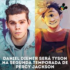 🚨 O IRMÃO DO PERCY! Daniel Diemer será o Tyson na segunda temporada de  'Percy Jackson e os Olimpianos', do Disney+! O anúncio foi feito agora há  pouco no painel da série