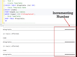 Sql Server Interesting Observation Count Of Temporary Table Re Generations Sql Authority With Pinal Dave