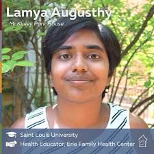 Meet Lamya, McKinley Park fellow serving as a Health Educator with  @eriefamily. Lamya reflected