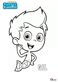 Free And Printable Bubble Guppies Character Gil Coloring Pages Collection Of Cartoon Color In 2020 Bubble Guppies Coloring Pages Cartoon Coloring Pages Coloring Pages