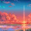 Anime, city, sunset, skyline, anime, city, sunset, skyline, hd wallpaper. 1
