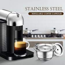 Maybe you would like to learn more about one of these? Stainless Steel Coffee Capsules Vertuoline Pod Filters Cup 230ml Brewing Volume Reusable Refillable Coffee Capsule Coffer Set For Nespresso Vertuoline Gca1 Delonghi Env135 2019 New Arrival Walmart Com Walmart Com