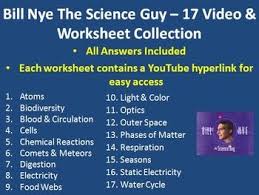 Bill nye electricity worksheet | teachers pay teachers bill nye's electricity video worksheet (answer are part of atoms. Pin On Homeschool
