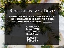 You can use this swimming information to make your own swimming trivia questions. 2020 Rose Christmas Trivia Answers And More Holiday Fun Rose Publishing Blog