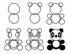 Step By Step Panda Drawing Panda Tekening Tekenen Leer Tekenen