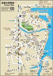 花蓮市 市區街道簡圖 taiwan travel map taiwan