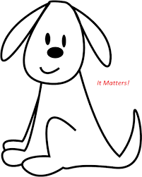 Every Good Effort No Matter How Small It May Seem Makes A Difference To An Animal In Need Dog Coloring Page Dog Outline Dog Drawing