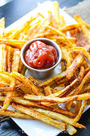 Extra Crispy Oven Baked French Fries Oven Baked French Fries Food Recipes Cooking