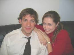 Jim And Pam The Office They Look So Young Here Like Babies Pam The Office The Office Show Office Cast