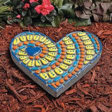 Mindware Paint Your Own Stepping Stone Heart Creative Activities 14 Pieces In 2021 Painted Stepping Stones Creative Activities Stone Crafts