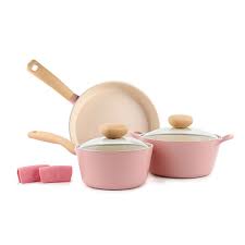 Neoflam Retro Nonstick Ceramic 5 Piece Cookware Set Bed Bath Beyond In 2020 Cookware Set Ceramic Nonstick Cookware Pots And Pans Sets