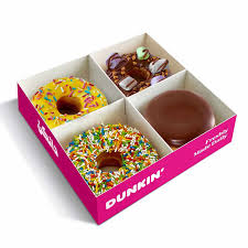 Single donut donut 6er box donut 12er box party box (12 donuts & 25 munchkins). Buy Dunkin Donuts 4 Piece Box Online Shop Bakery On Carrefour Uae