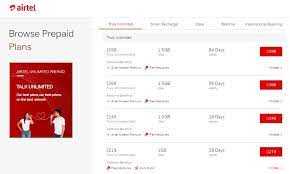 Airtel Prepaid Plans 2021 List Of All Airtel Prepaid Data Packs With Complete Details Netspeedtest 149 plan, we notice that both airtel and idea's new plans have failed to beat reliance jio. airtel prepaid plans 2021 list of all