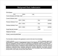 This is the driver education forms page for the driver. Free 10 Background Check Authorization Forms In Pdf Ms Word