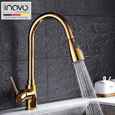 Discover quality gold kitchen faucets on dhgate and buy what you need at the greatest convenience. Inovo Cosima Mixer Kitchen Tap Faucet In Gold Pub Wels Certified Inovo