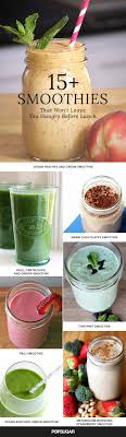 Smoothies That Won T Leave You Hungry Before Lunch Healthy Smoothies Smoothie Recipes Lemon Smoothie