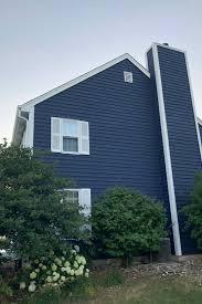 Your home is your biggest investment, so it is important for its upkeep to maintain the exterior paint colours. Navy Blue Exterior Colors Trending Home Hacks Fauxsho Org
