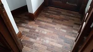 Msi Crema Brick 2 1 3 In X 10 In Glazed Porcelain Floor And Wall Tile 5 17 Sq Ft Case Nhdcrebri2x10 The Home Depot Porcelain Flooring Flooring Brick Tile Floor
