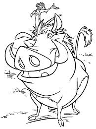 Just click to print out your copy of this timon coloring page. Timon And Pumbaa Is Best Friend Coloring Page Coloring Sun Coloring Pages Timon Timon And Pumbaa
