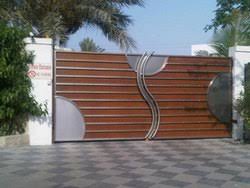 Overview things to do reviews. Iona Wood And Stainless Steel Gate Entrance Gate Main Gate Rs 290000 Piece Id 22637918455