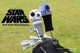 Inspired By Star Wars Golf Club Head Covers R2d2 Bb 8 The Etsy Golf Club Head Covers Crochet Golf Club Covers Golf Club Covers