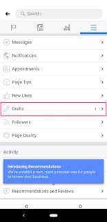 You can not save posts as drafts when you are posting to your own profile. How To Find Post Drafts In The Facebook App On Android