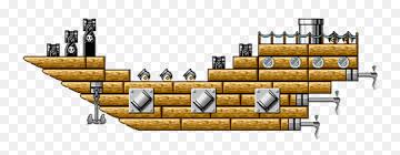 Super mario bros background png. Airships Ultimate Guide To Mario Bowser Airship Transparent Background Png Super Mario Bros 3 Logo Free Transparent Png Images Pngaaa Com