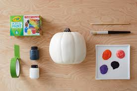 What is so unique about this paint is that it contains actual flakes of metal, yielding a shinier, brighter effect that will make your pumpkin once you spray the pumpkin, you will need to wait 15 minutes for the paint to dry before you touch it or add another coat. Easy Painted Pumpkin Ideas Kids And Parents Will Love Hallmark Ideas Inspiration