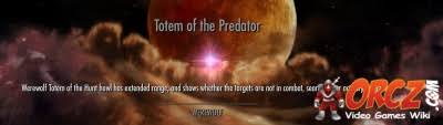 This totem will allow you to change rules of transforming into werewolf. Skyrim Totem Of The Predator Orcz Com The Video Games Wiki