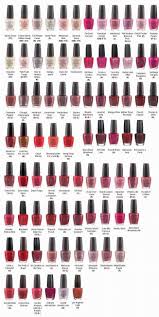 Opi Color Chart Numbers Bedowntowndaytona Com