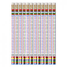 Multiplication Tables Hb Pencils X 12