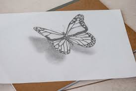 With a few techniques, you can make. Butterfly Drawing In 3d Step By Step Steemit