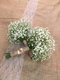 Fresh Baby S Breath Wedding Bouquet White Flower Bride Etsy Fresh Wedding Flowers Babys Breath Bouquet Wedding White Wedding Bouquets