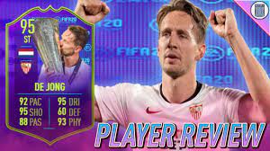 Luuk de jong's new fifa 21 card is a showdown card built around the match between real madrid and sevilla. 95 Uel Man Of The Match Luuk De Jong Player Review Award Winner Sbc Fifa 20 Ultimate Team Youtube