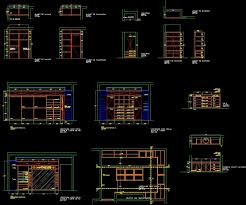 These cad drawings are available to purchase and download immediately! Wooden Kitchen Cabinets And Dressing Room Closets Dwg Block For Autocad Designs Cad