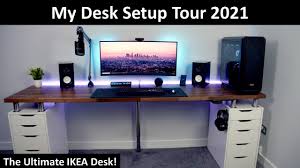 Whereas the ikea alex hack is well under $500 which includes all the materials, with tons of drawers and customization possibilities. My Desk Setup Tour 2021 The Ultimate Ikea Desk Youtube