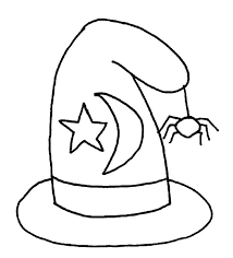 Find more witch hat coloring page pictures from our search. Spider Hanging On Witch Hat Coloring Pages Coloring Sun