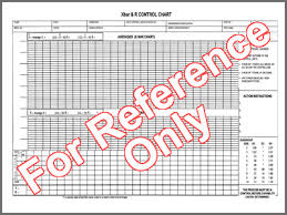 x bar and r chart template