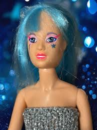 Hasbro 1985 Jem and the Holograms Aja Doll With Blue Hair With Original  Clothes